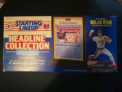 NOLAN RYAN Vintage 1993 Kenner Starting Lineup Headline Collection  