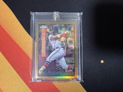 2022 Topps Chrome Expose Gold 50/50 Ronald Acuna Jr Atlanta Braves SSP