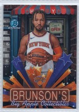 JALEN BRUNSON 2025-26 BOWMAN CHROME #HS-11 HOBBY STARS INSERT NY KNICKS