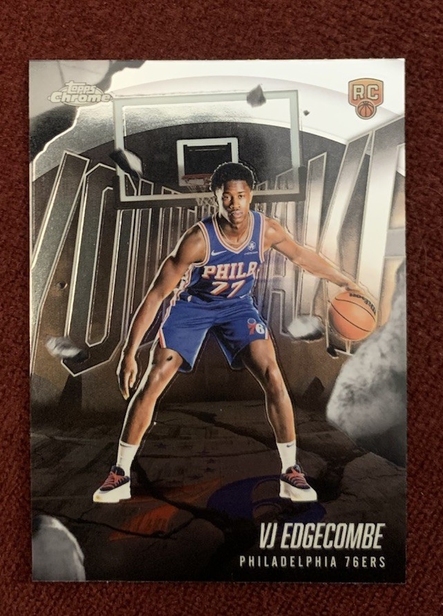 2025-26 Topps Chrome VJ Edgecombe Youthquake Rookie 76ers RC