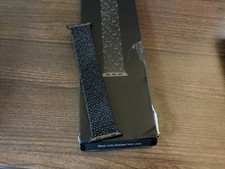 Genuine Apple Watch Black Unity Braided Solo Loop-45MM-SIZE 5