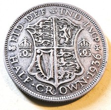 1936 King George V Half-Crown Coin In High Grade - Great Britain - Collectable