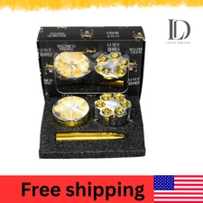 Six Shooter Pipe with Grinder – Guns & Roses Design, Durable & Portable