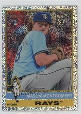 2025 Topps Heritage Chrome Silver Sparkle Refractor Mason Montgomery #296 1pr8
