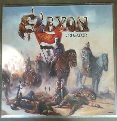 Saxon / Crusader /    1984y 1. West - Germany Press Carrere Records Gatefold LP