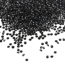 4000 Pcs Acrylic Wedding Table Diamonds 6 mm Crystals Gems Black