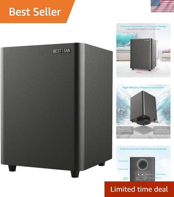 Powered Subwoofer, Deep Bass Sub, Down Firing Subs, Easy Setup with Home Thea...