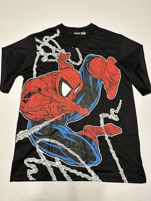 Mad Engine Marvel Comics Spiderman Football Jersey Graphic Mesh Men Sz MD/M