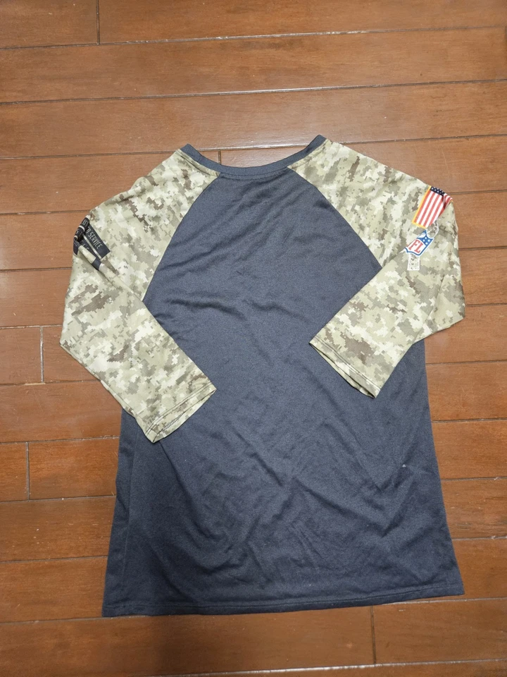 Seahawks Dry Fit Niños Mediano con Camuflaje Saludo al Servicio Ropa NFL Foto 2 de 4