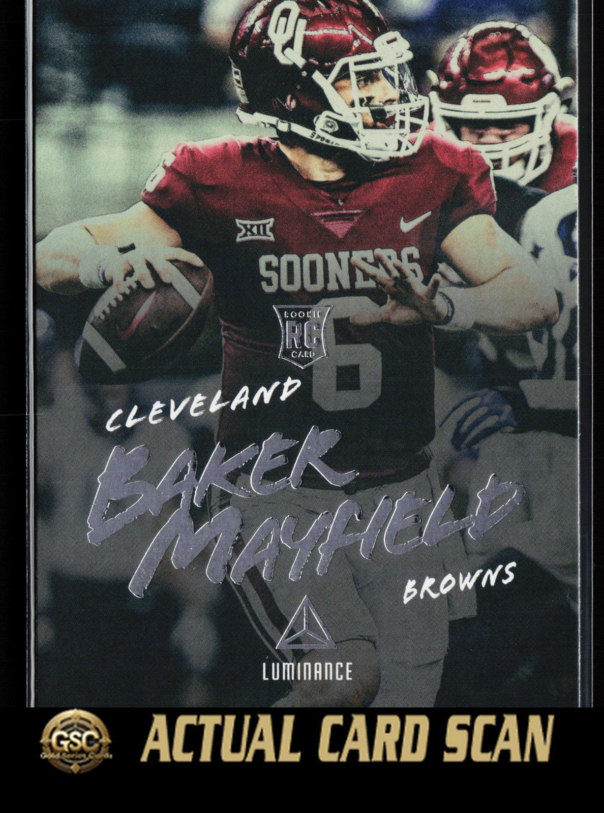 2018 Panini Luminance Baker Mayfield #107 Cleveland Browns