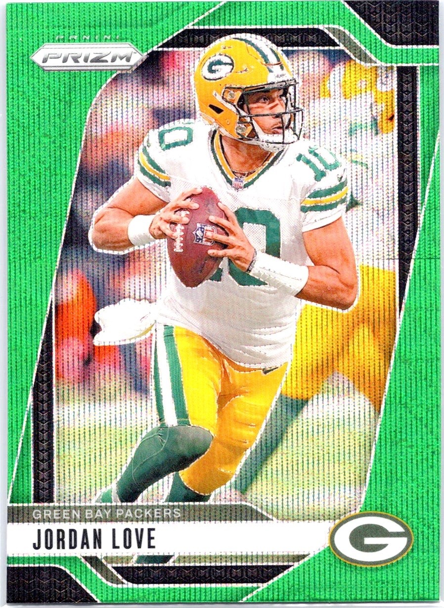 2024 Panini Prizm #101 Jordan Love Green Wave Prizm
