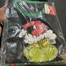 Dr. Seuss The Grinch 2-Piece Sleepwear Set Shirt  Pants M/M