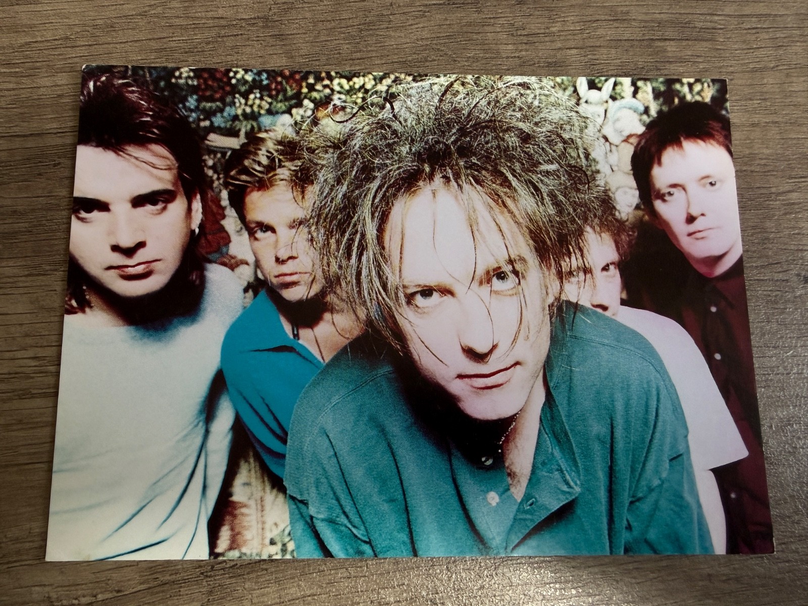 Cure orig official promo photo / postcard 6" x 4" Robert Smith Glove siouxsie