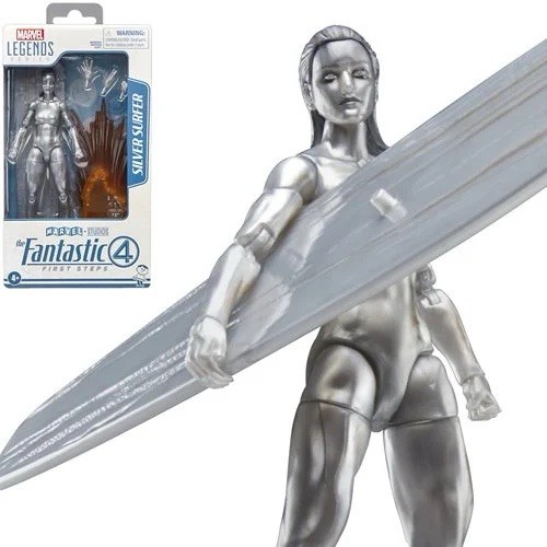 IN MANO Marvel Legends Fantastici Quattro Primi Passi SILVER SURFER 6" Hasbro Figura - Foto 1 di 13