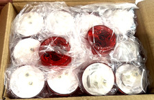 2 Round Red Led Trailer Side Marker Clearance Light 10-pack
