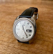 Seiko Five Automatic Wristwatch Vintage 1969 23 Jewels Dial Unique wrist 18cm
