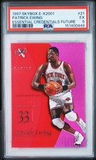 1997-98 EX-2001 Patrick Ewing #21 Essential Credentials Future /60 PSA 5 WB2349