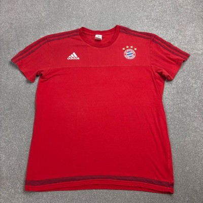 Bayern München Trikot Erwachsene X Large rot 2015-16 Adidas Fußball Training Oberteil Herren