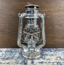 Vtg Nier Feuerhand #275 Baby Oil Lamp Lantern Germany Made NOS Deadstock Silver