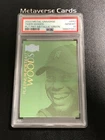 2023 Skybox Metal Universe Tiger Woods Platinum Portraits Metallic Green PSA 10