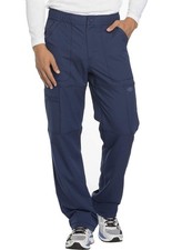 Dickies Dynamix Men Scrubs Pant Zip Fly Cargo DK110T, Size: M Tall, Navy