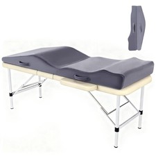 Lash Bed Topper, Ergonomic Curvy Massage Table Foam Topper, Non-Slip Esthetic...