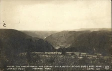 Massachusetts MA Lookout Point, Mohawk Trail 1919 North Adams Original RPPC