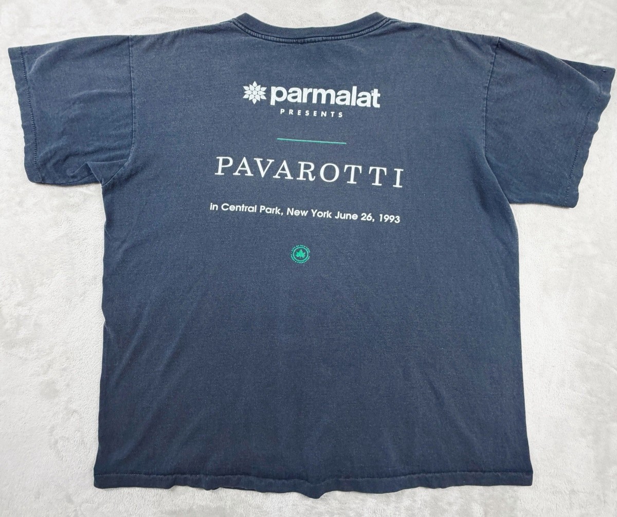 Pavarotti Central Park NYC 1993 Vintage T-Shirt XL Black Concert Tee Tennessee View 2