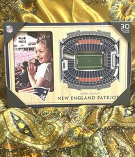 Youthefan NFL New England Patriots 3D Stadium Views Photo Frame NEW 4x6