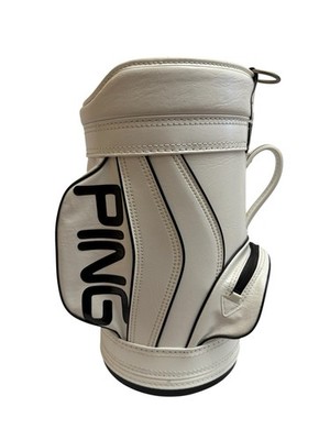 PING White Staff Bag Den Caddy. Very collectible and hard to find this nice
