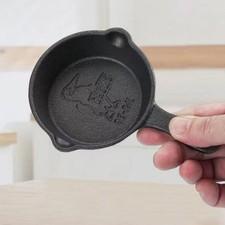 8.5CM Cast Iron Skillet Non stick Mini Egg Frying Pan For Kitchen Cookware UK