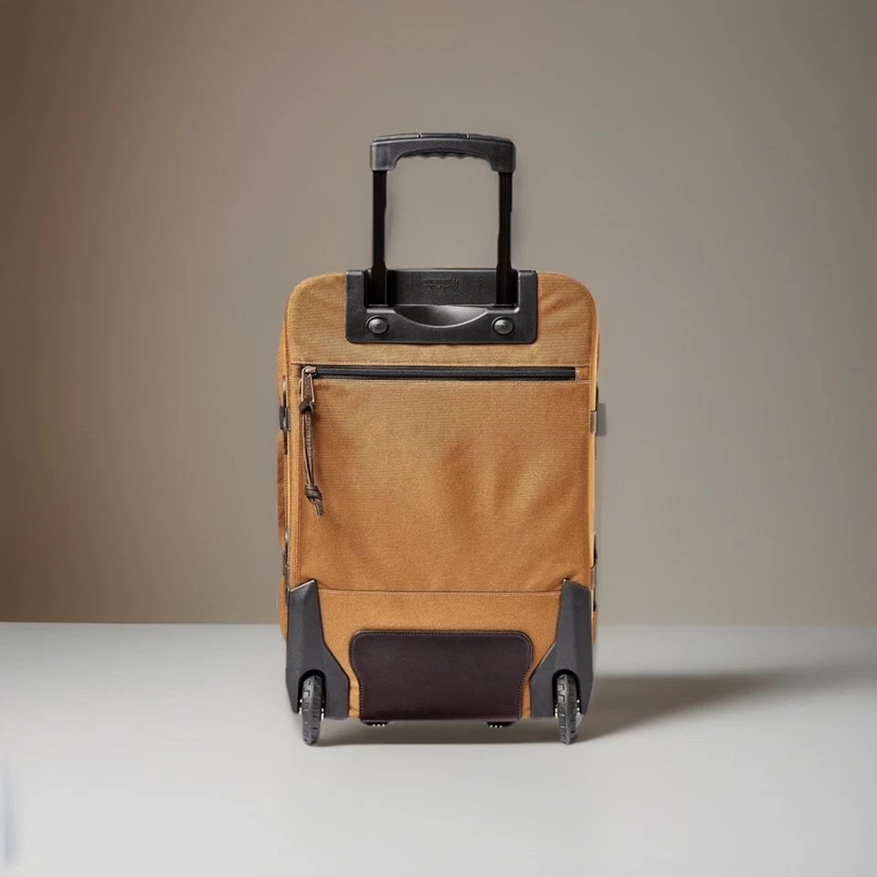 FILSON DRYDEN 2-WHEEL CARRY-ON BAG 20047728 WHISKEY NEW WITH TAG 22 LUGGAGE RARE - Image 3 of 4