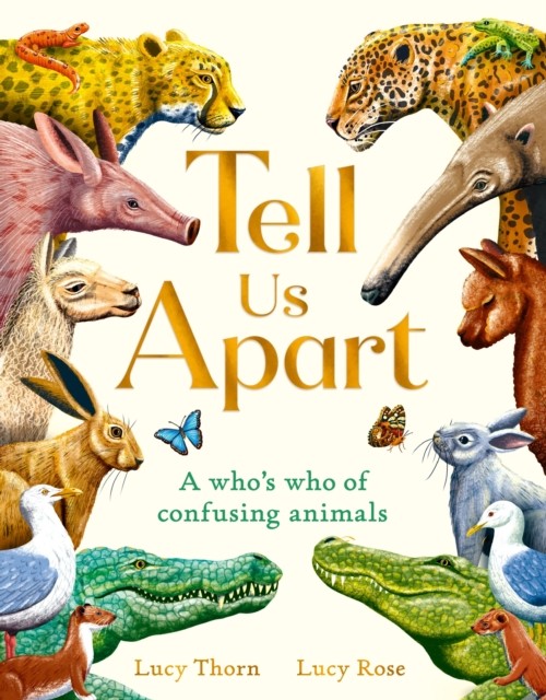 Tell Us Apart A who's who of confusing animals by Lucy Thorn (Hardback Book)