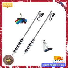 40 in. Swivel Pogo Stick, Heavy Duty Stainless Steel, Air Brake Line Clamp, 2pcs