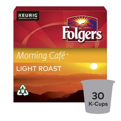 Folgers Morning Café K-Cup Coffee Pods 30 K-Cup Pods 