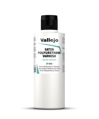 Vallejo - Polyurethane Varnish | Satin Finish 200 ml. (6.76 200 ml, 