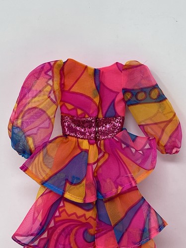Vintage Barbie Clothes Doll Outfit #3437 Dancing Lights Complete With Choker! - Picture 14 of 21