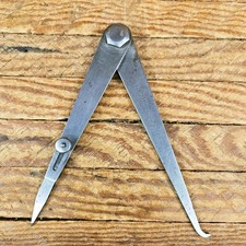 L.S. Starrett Hermaphrodite 6” Caliper Vintage USA Professional Machinist Tool