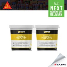 2 x EVERBUILD - 113 PLUMBERS PUTTY PERMANENTLY FLEXIBLE - 750g