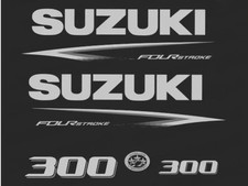 Adesivi motore marino fuoribordo Suzuki 300 cv four stroke 2022 stickers