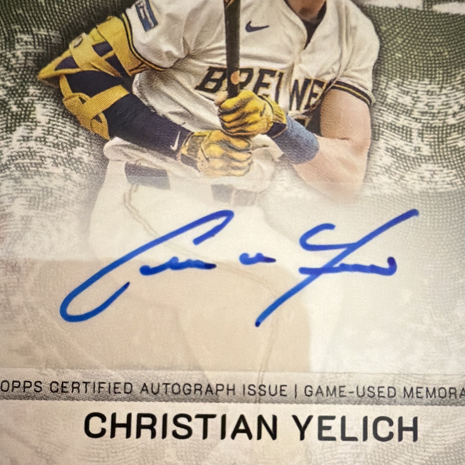 Topps 2025 Museum Yelich Chourio Brewers Dual Jumbo Patch Auto Book 5/5 view 12