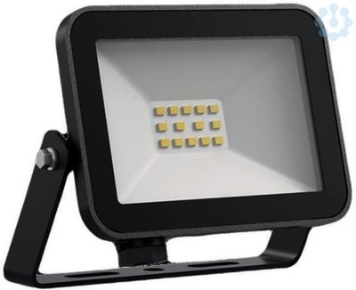 DOTLUX LED-Strahler FLOORslim 10W 4000K neutralweiß schwarz Fluter Bodenleuchte