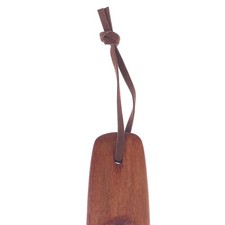 15.5cm Solid Wood Short Handle Shoehorn Natural Wooden Shoe Lifter Shoe Puller