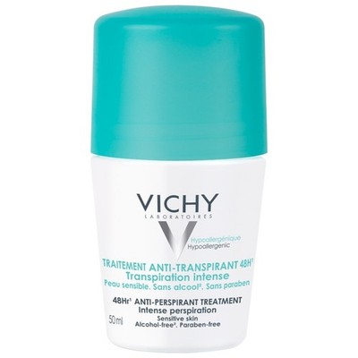Vichy Anti-Transpirant Deo Roll-On 48H, 50 ml - Lang anhaltend
