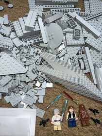 Lego 7965 Star Wars Millenium Falcon 3 Minifigure Luke Han Chewbacca Miss 32 Pcs