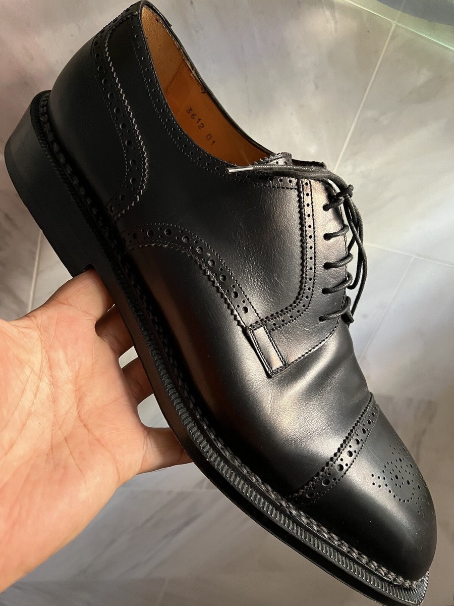Santoni Italy Handmade Classic wingtip Oxford shoes Men display picture 2