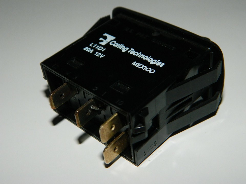 Interruttore A Bilico Carling Per Freno Motore – 4 Pin Mantenuto Spento – Modello L11B1