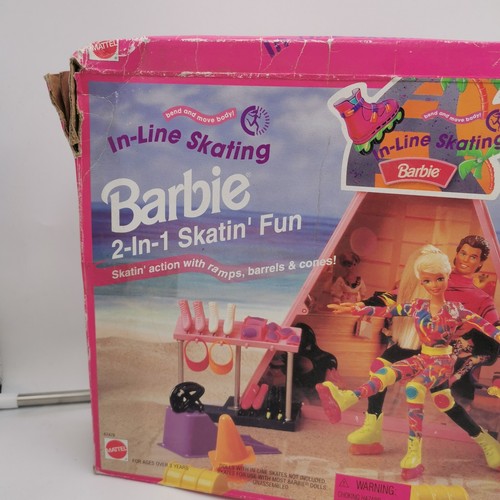 Barbie Collectable 1995 In-Line Skating 2 In 1 Skatin' Fun Barbie by Mattel - Picture 2 of 6