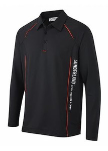Sunderland Long Sleeved Golf Polo Shirt S,M,L,XL, XXL White Black Royal + Purple | eBay
