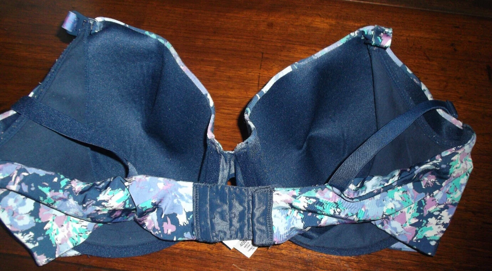 Gilligan & O'Malley Maternity Navy Floral Underwire Nursing Bra Size 40D - Image 3 of 4